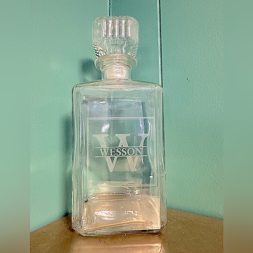 Vintage MCM Wesson Decanter with Stopper